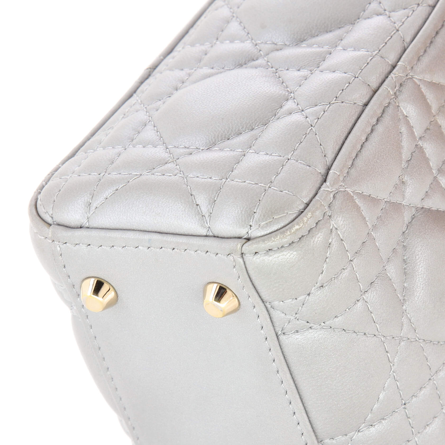 Lady Dior Chain Bag Cannage Quilt Lambskin Mini
