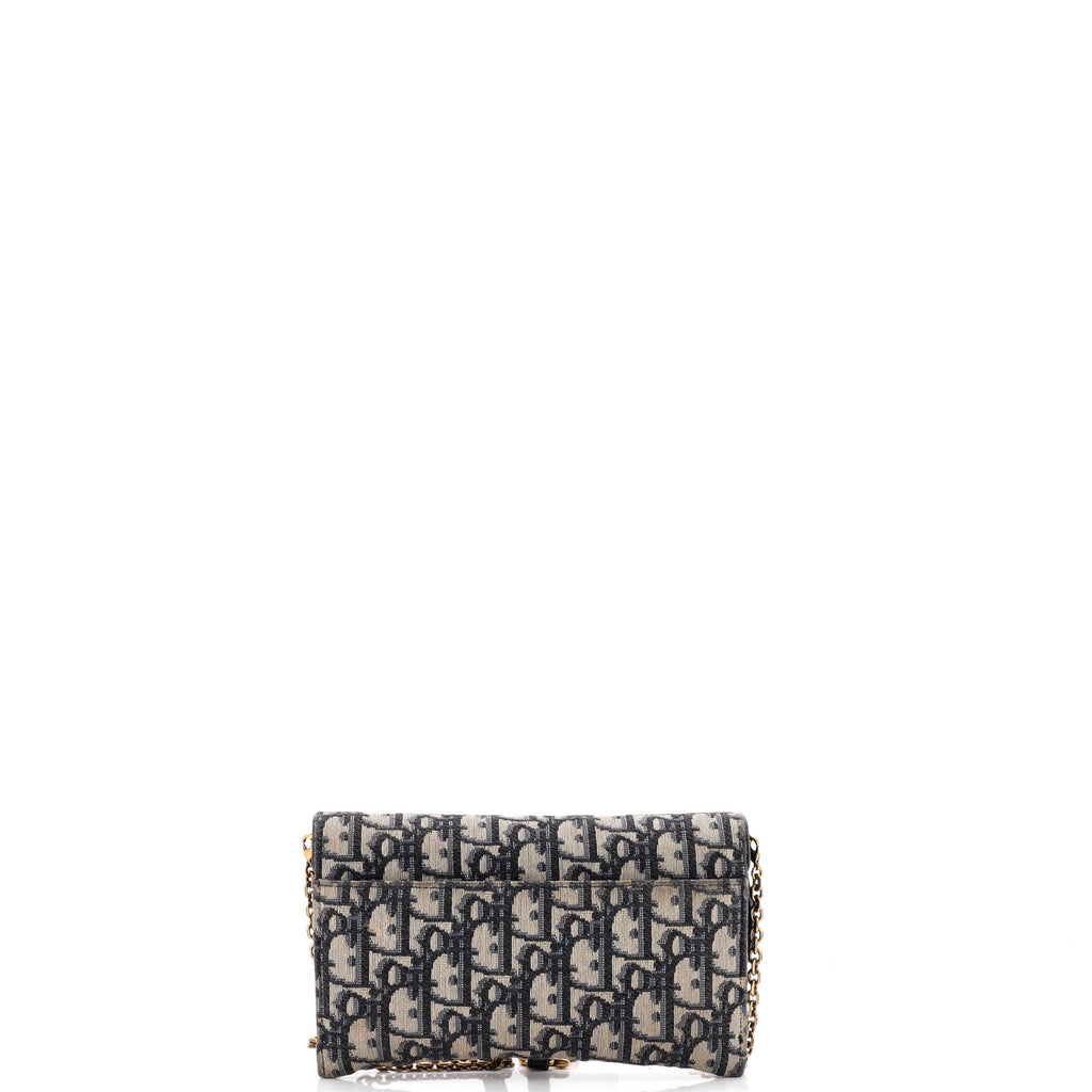 Saddle Chain Wallet Oblique Canvas