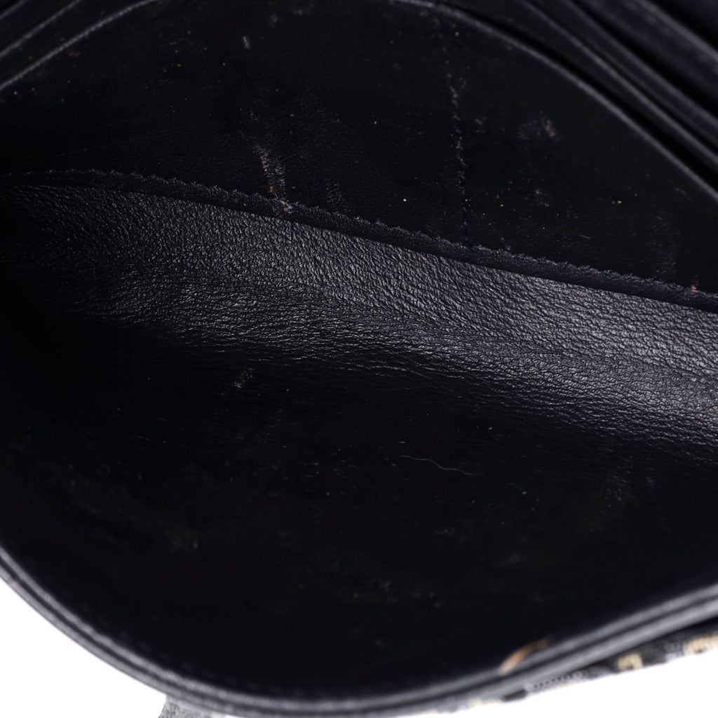 Saddle Chain Wallet Oblique Canvas