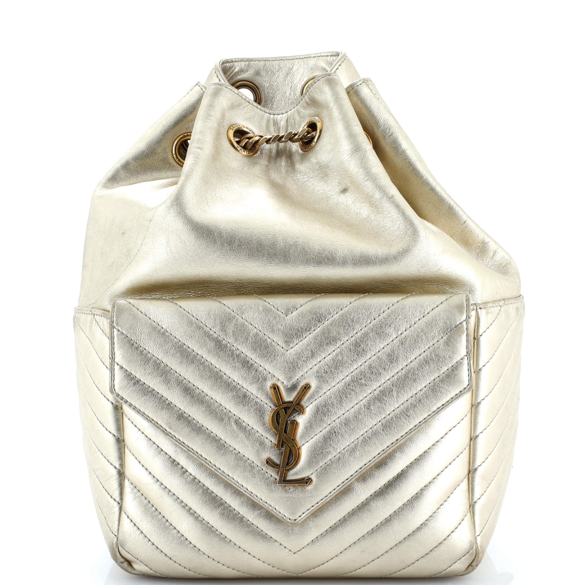 Joe Backpack Matelasse Chevron Leather
