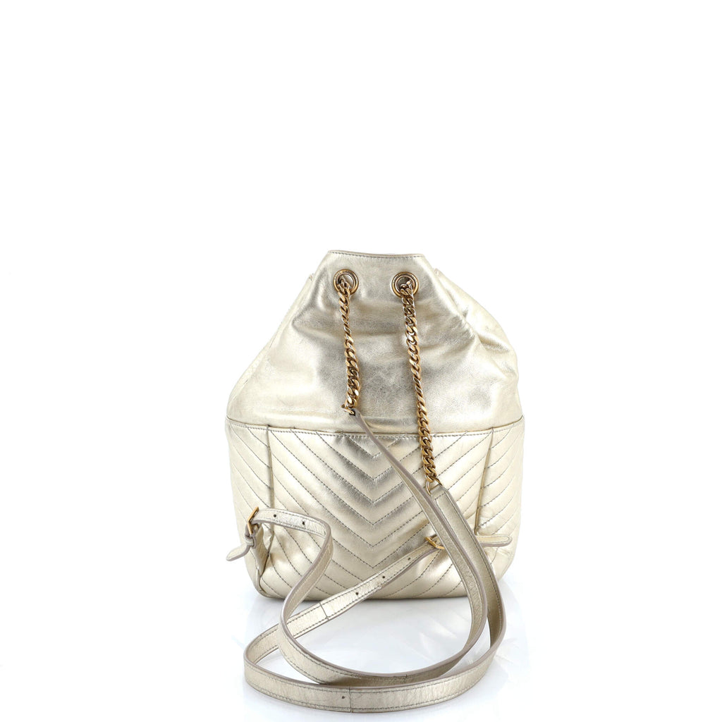 Joe Backpack Matelasse Chevron Leather