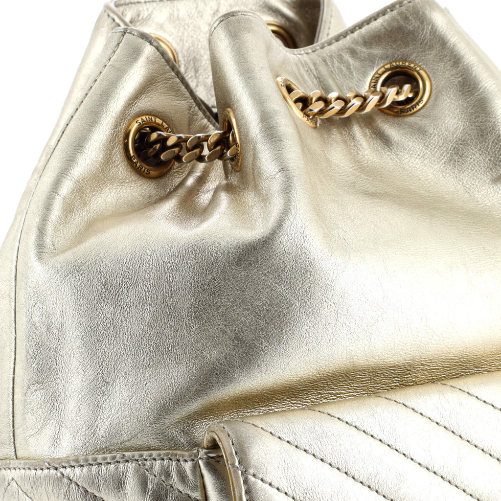 Joe Backpack Matelasse Chevron Leather