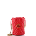 GG Marmont Bucket Bag Matelasse Leather Mini