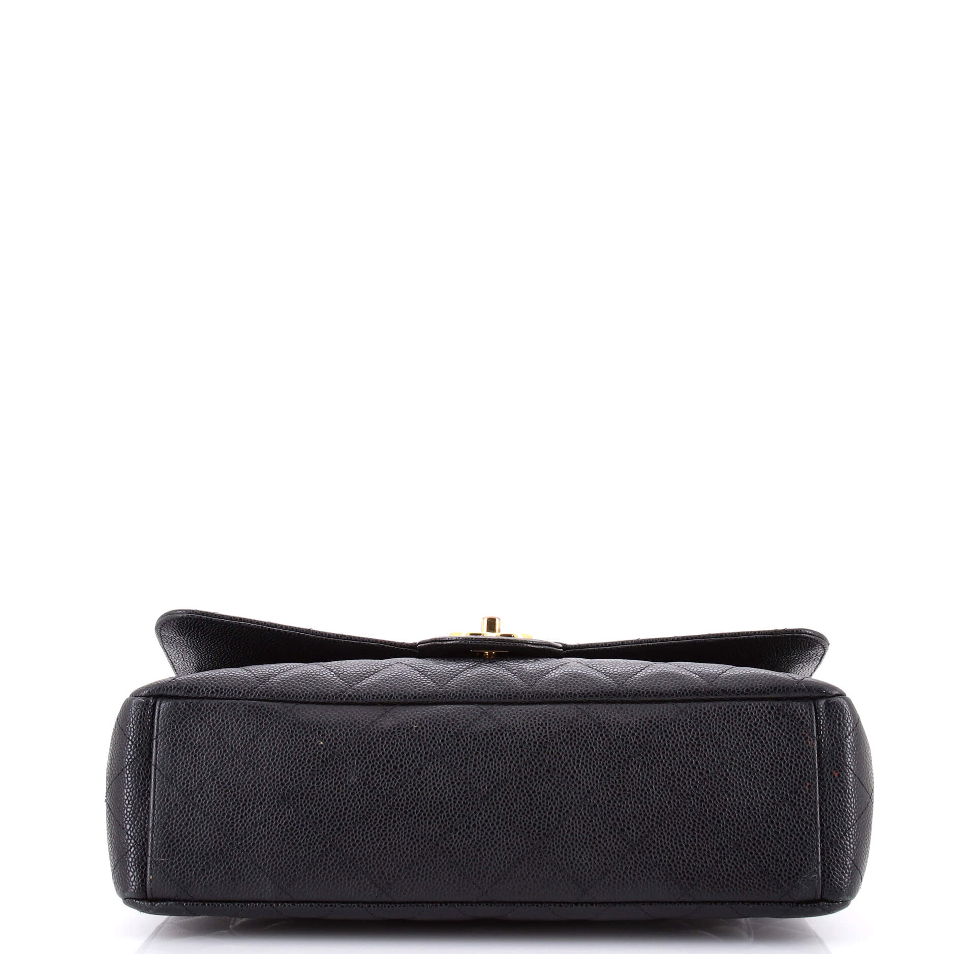 Classic Double Flap Bag Quilted Caviar Maxi
