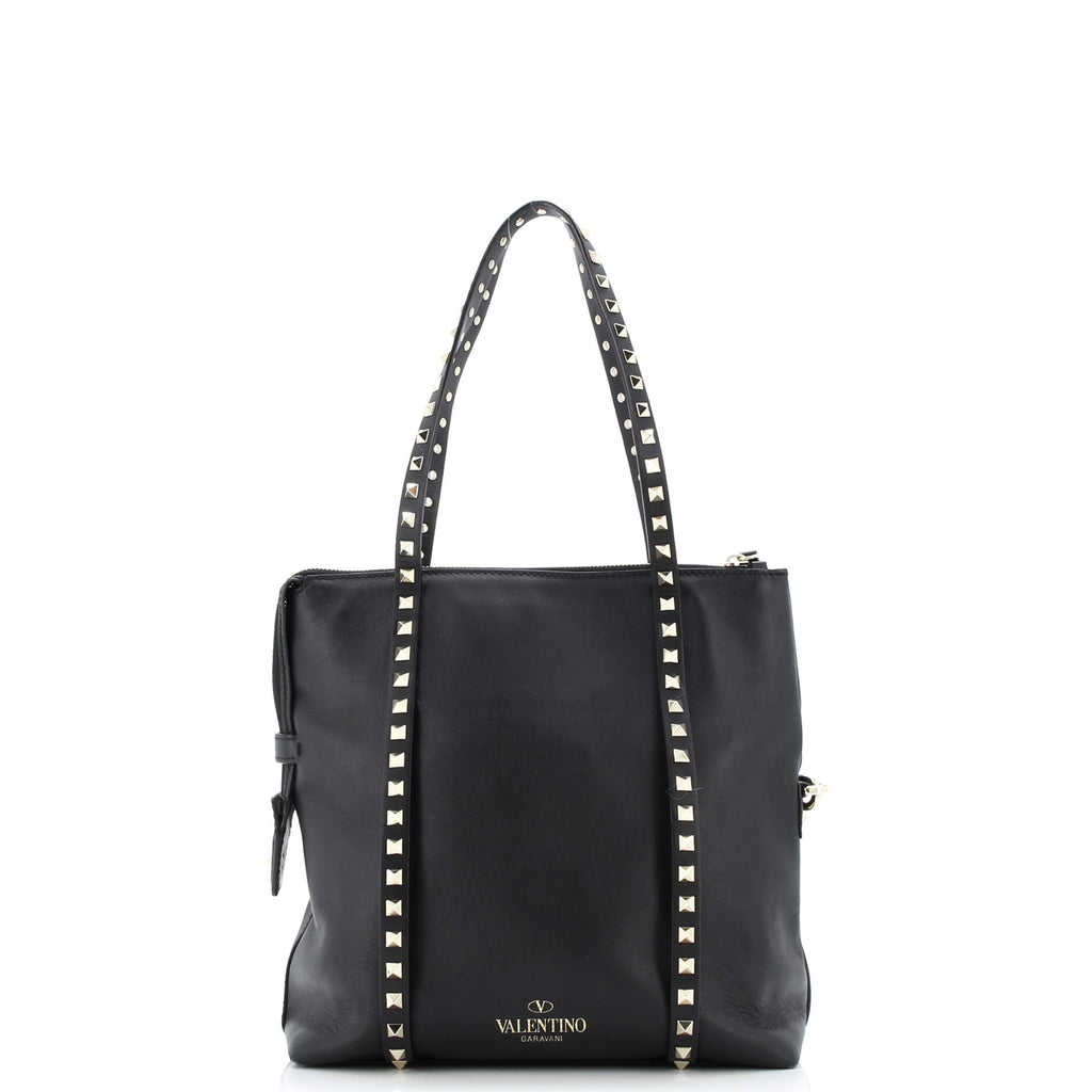 Rockstud Belted Tote Soft Leather Medium