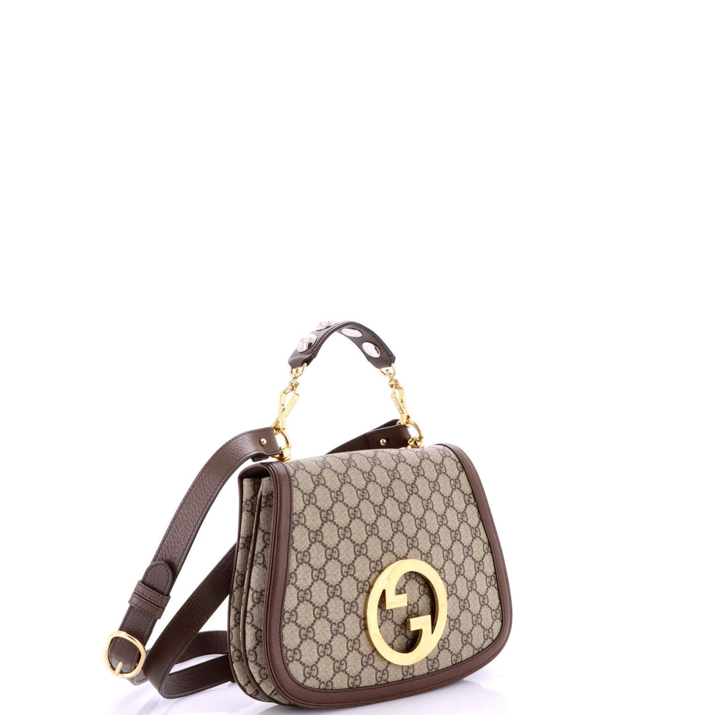 Blondie NM Top Handle Bag GG Coated Canvas Medium