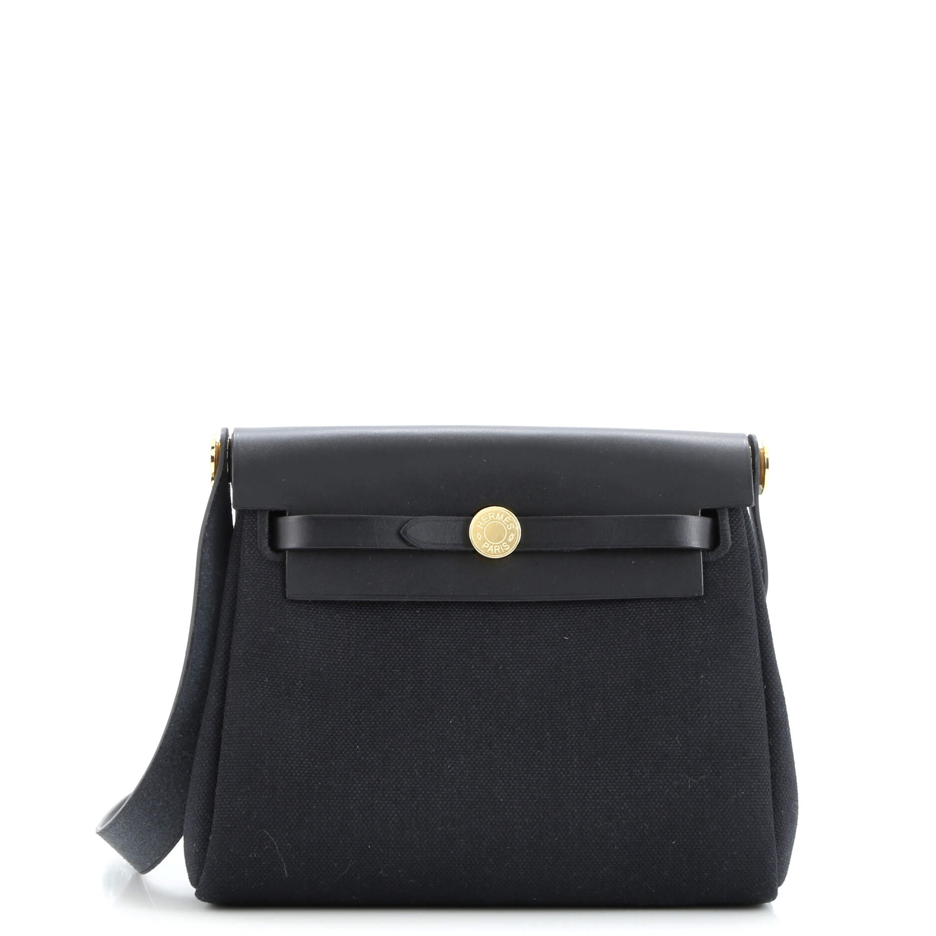 Herbag Zip Toile and Leather 20