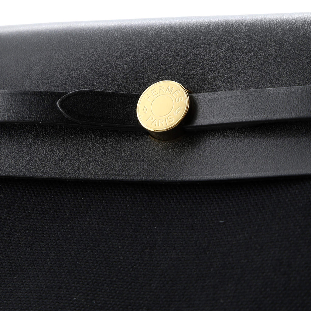 Herbag Zip Toile and Leather 20