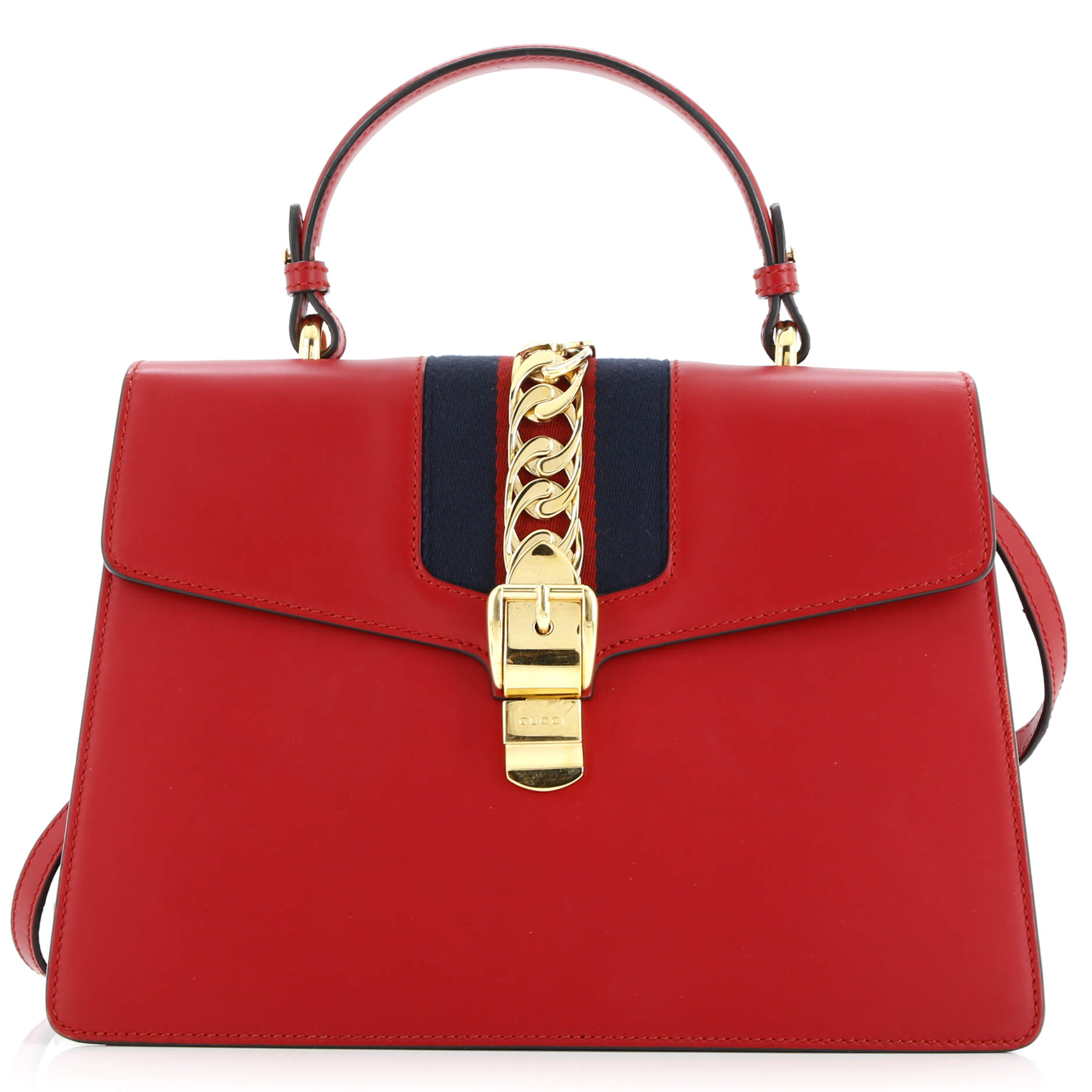 Sylvie Top Handle Bag Leather Medium