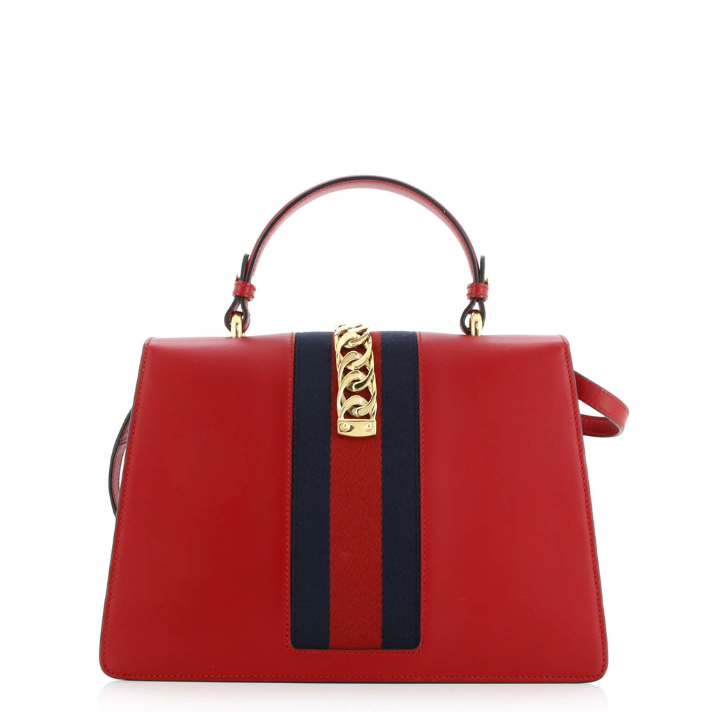 Sylvie Top Handle Bag Leather Medium