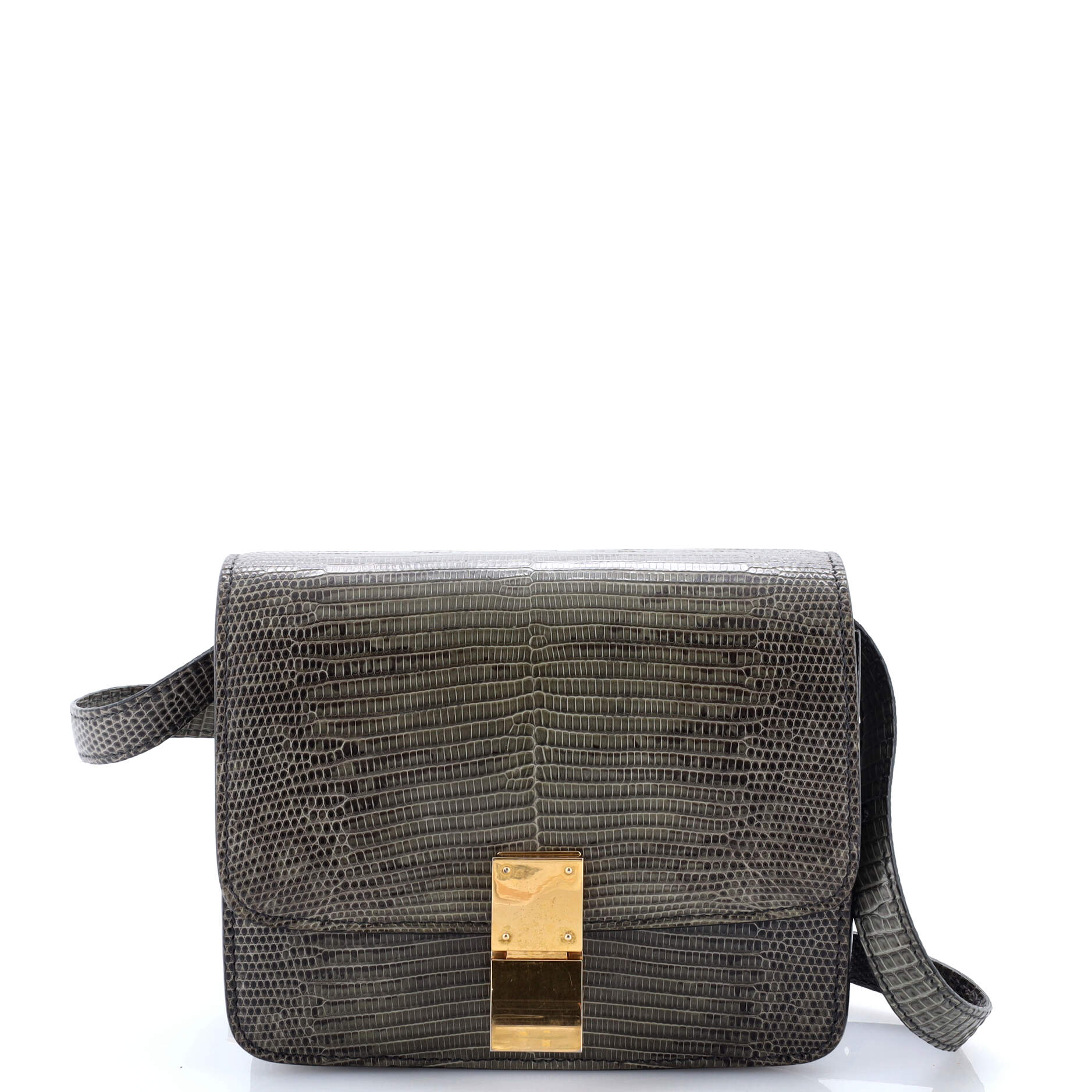 Classic Box Bag Lizard Small