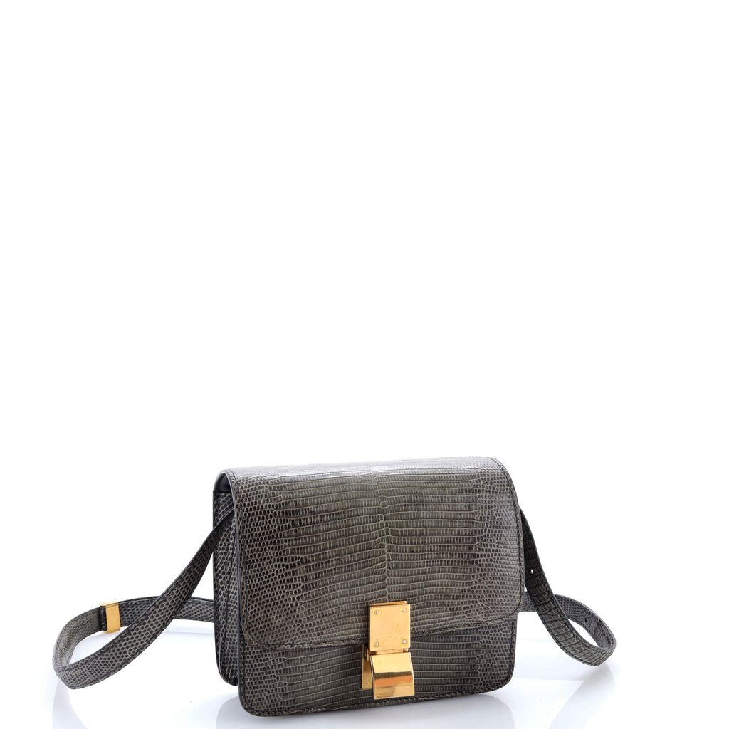 Classic Box Bag Lizard Small