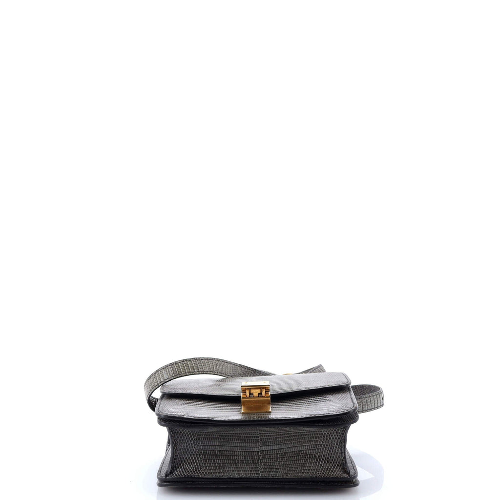 Classic Box Bag Lizard Small