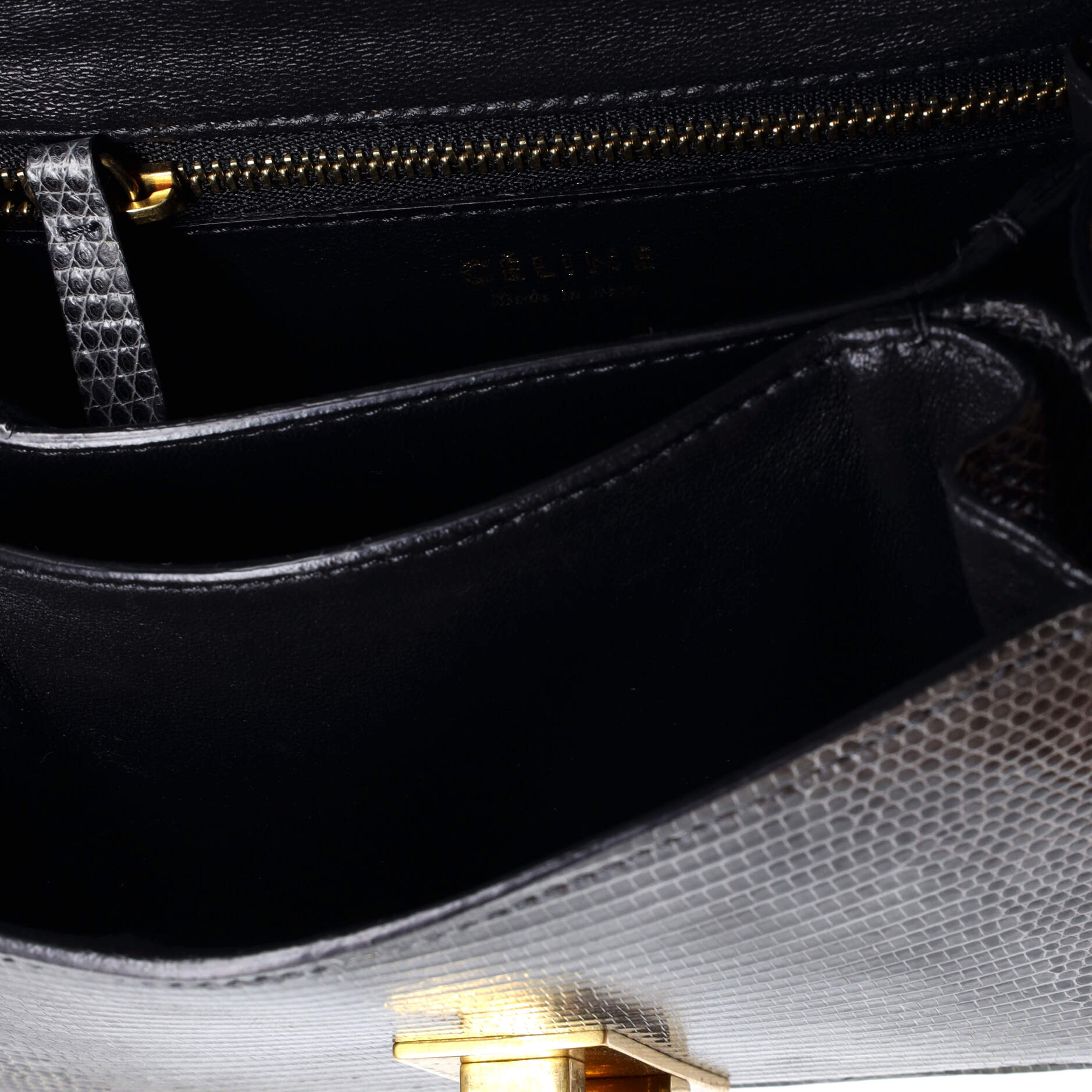 Classic Box Bag Lizard Small