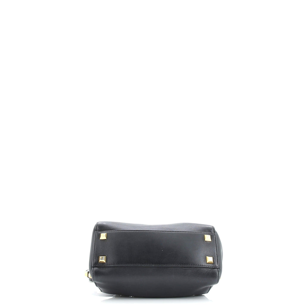 Peekaboo Bag Leather with Studded Detail Mini