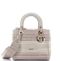 Lady D-Lite Bag Embroidered Canvas Medium