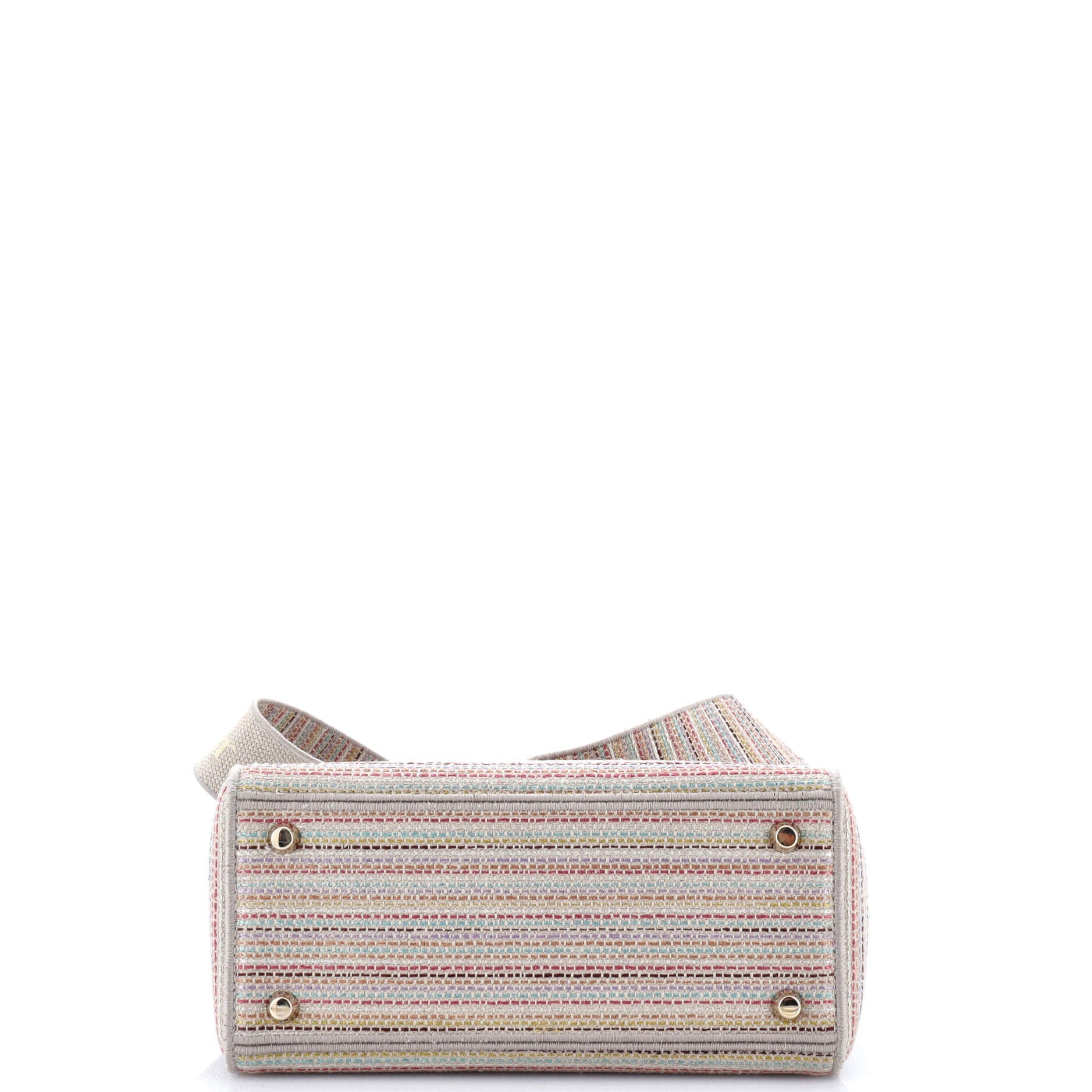 Lady D-Lite Bag Embroidered Canvas Medium