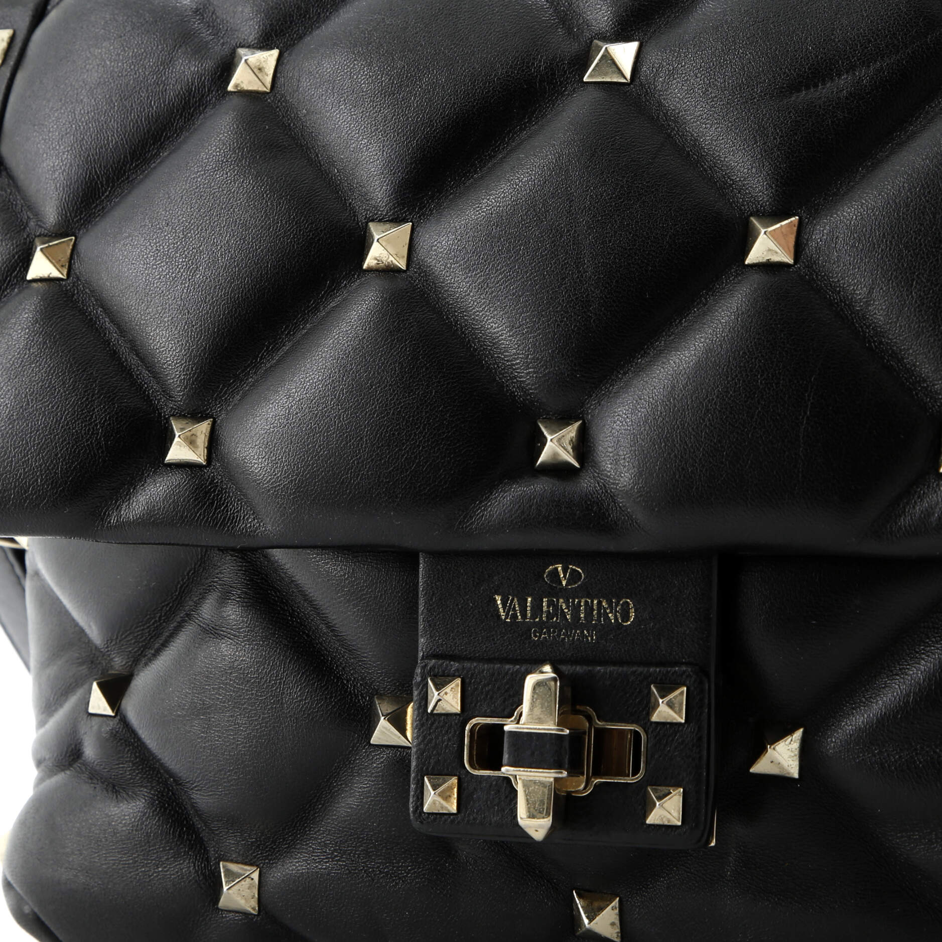 Candystud Top Handle Bag Leather Medium