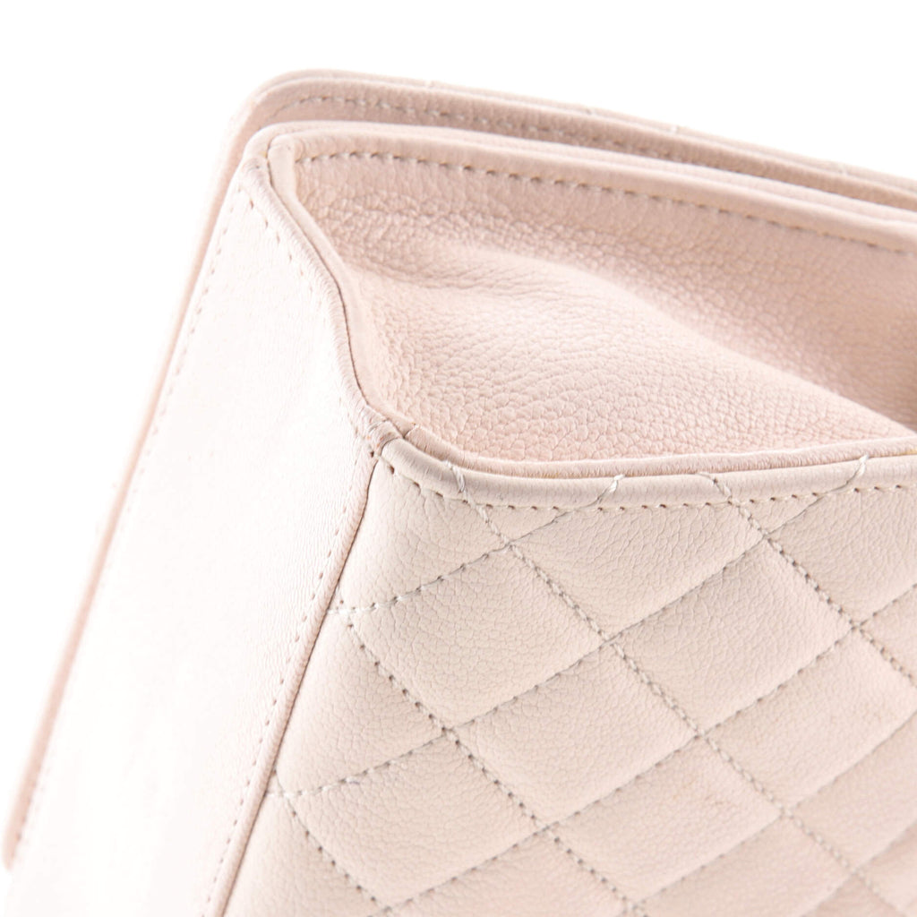 Rita Top Handle Flap Bag Quilted Goatskin Small