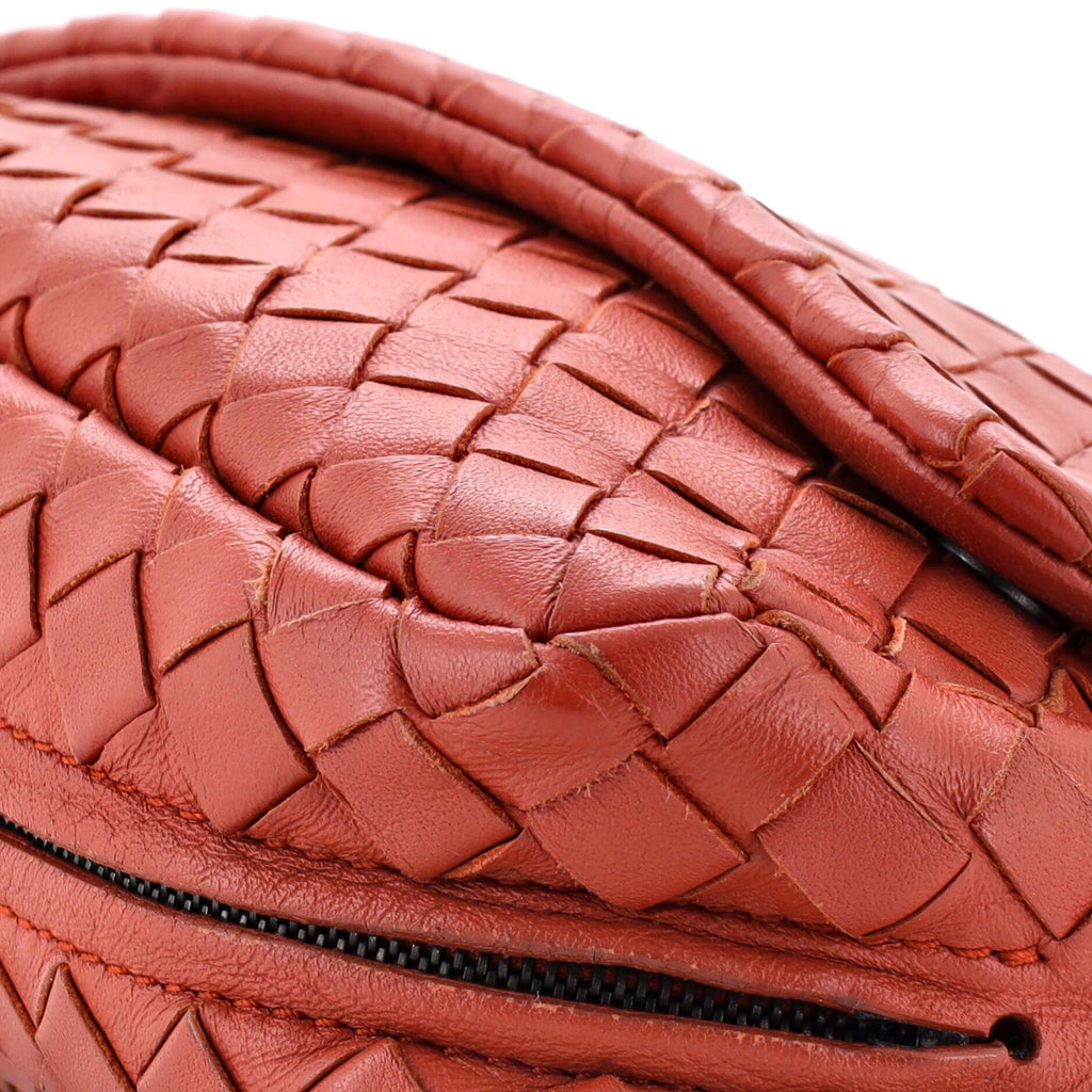 Expandable Chain Crossbody Bag Intrecciato Nappa Small