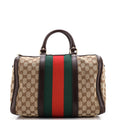 Vintage Web Boston Bag GG Canvas Medium