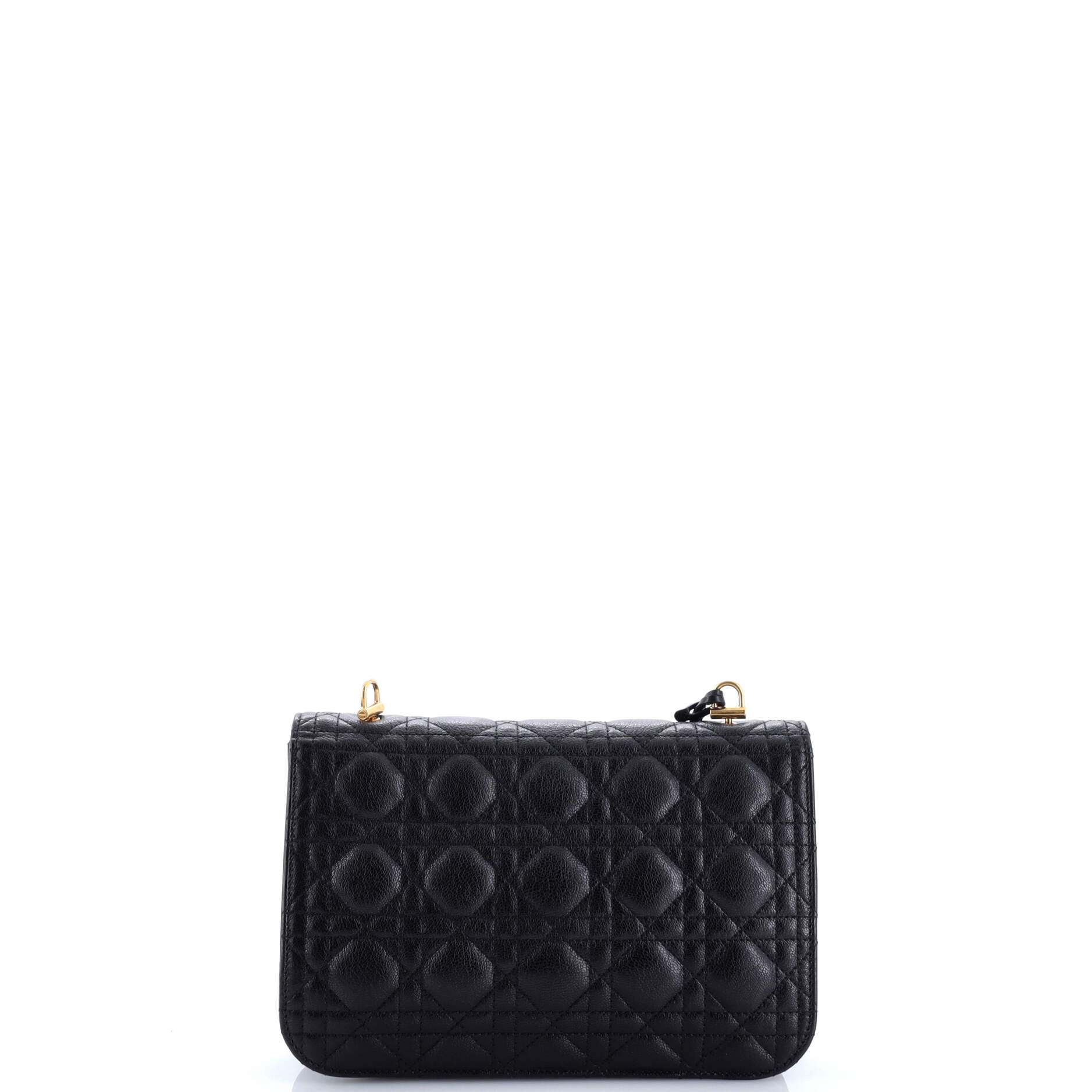 Dioraddict Flap Bag with Strap Cannage Quilt Lambskin Medium