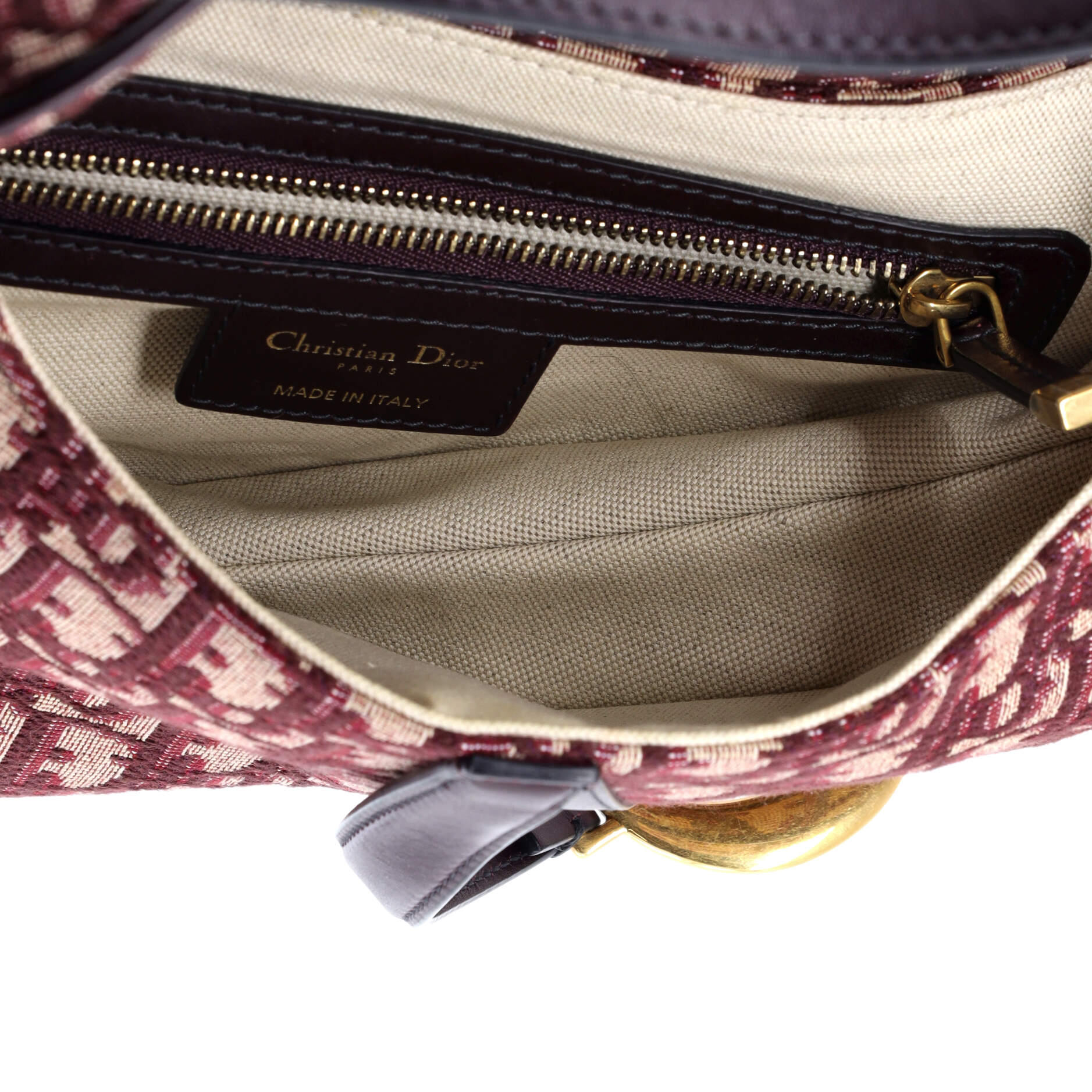 Saddle Handbag Oblique Canvas Medium