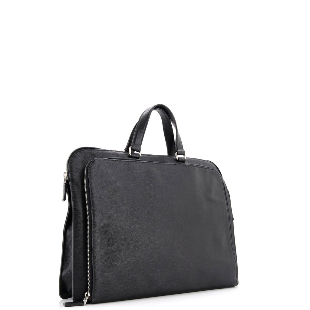 Travel Briefcase Saffiano Leather