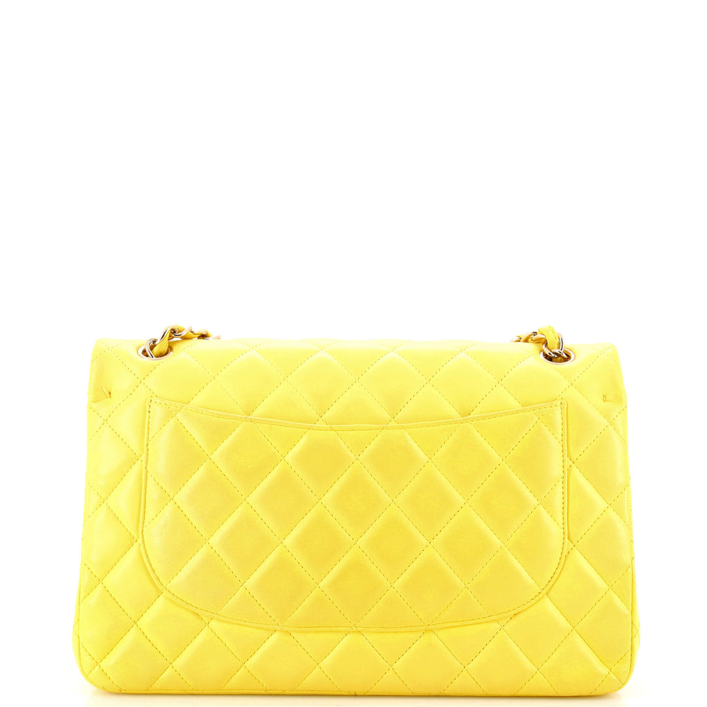 Classic Double Flap Bag Quilted Lambskin Jumbo