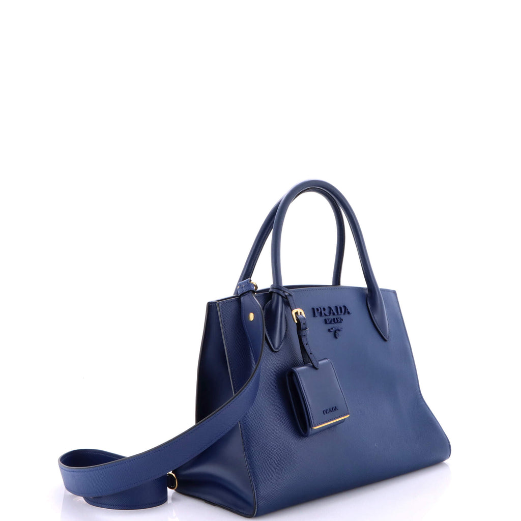 Monochrome Tote Saffiano with City Calf Medium