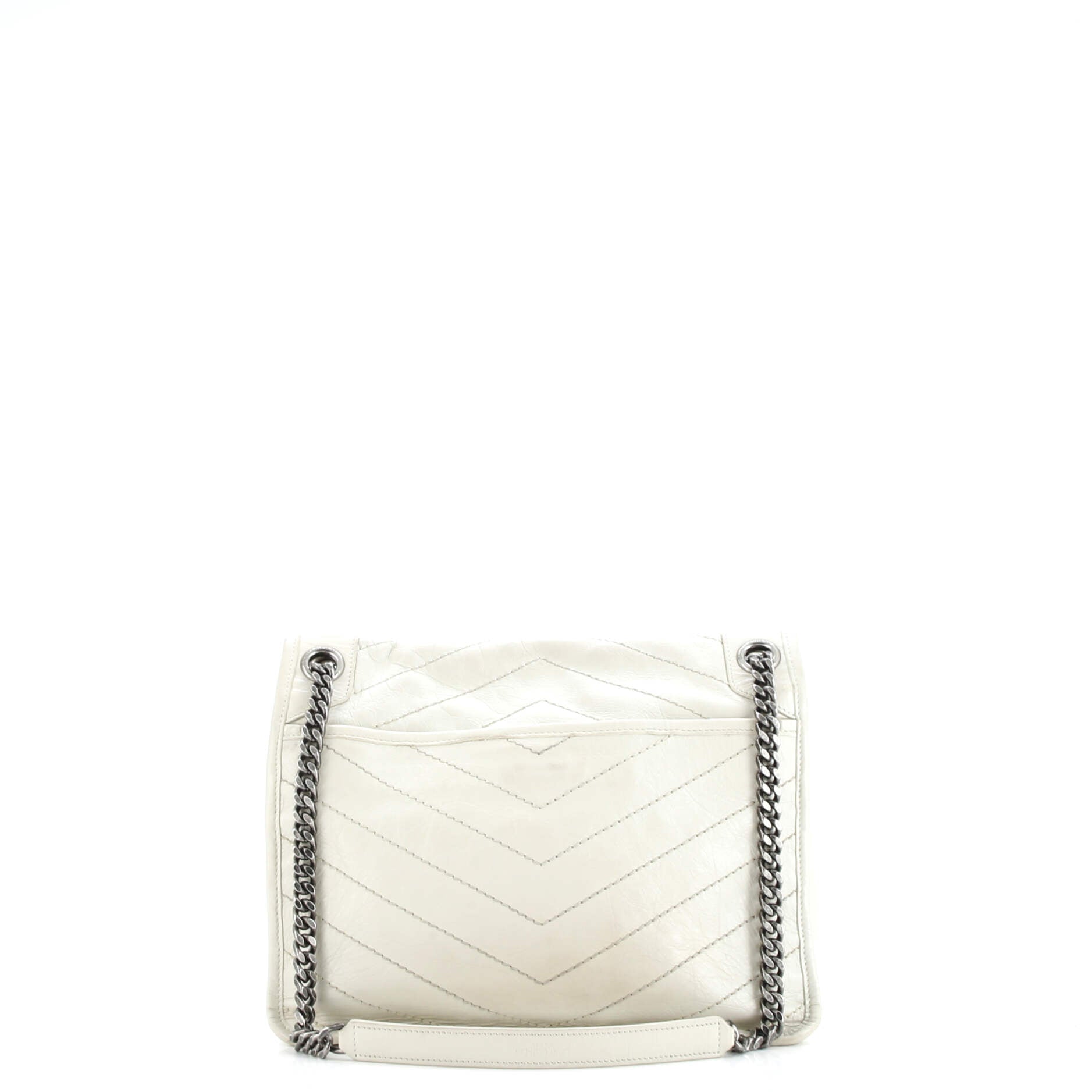 Niki Chain Flap Bag Matelasse Chevron Leather Medium