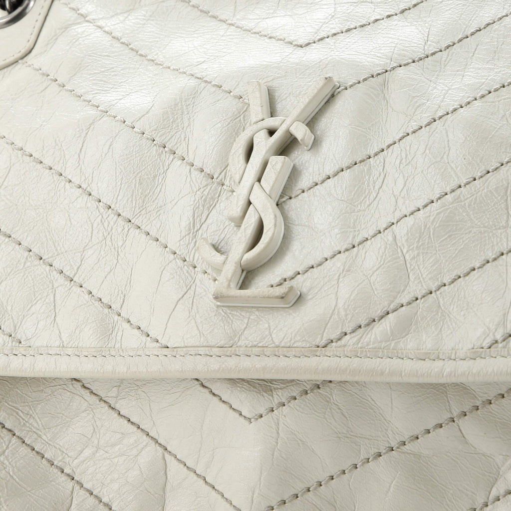 Niki Chain Flap Bag Matelasse Chevron Leather Medium