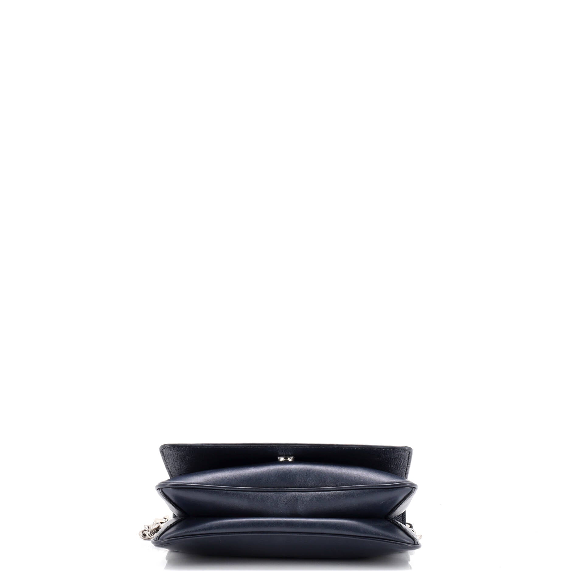 Chain Flap Crossbody Bag Saffiano and Soft Calf Small