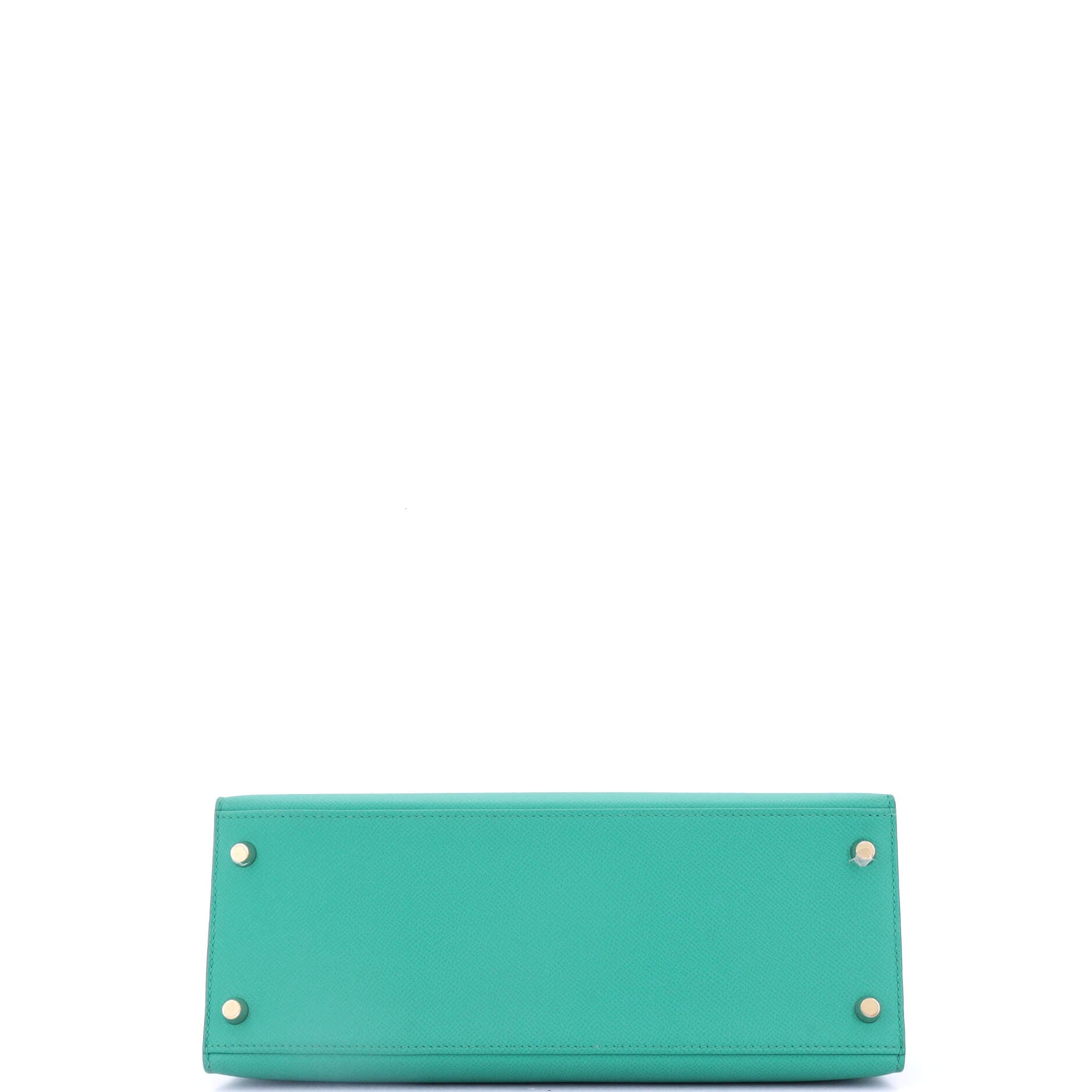 Kelly Handbag Vert Verone Epsom with Gold Hardware 28