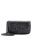 GG Marmont Flap Belt Bag Matelasse Leather