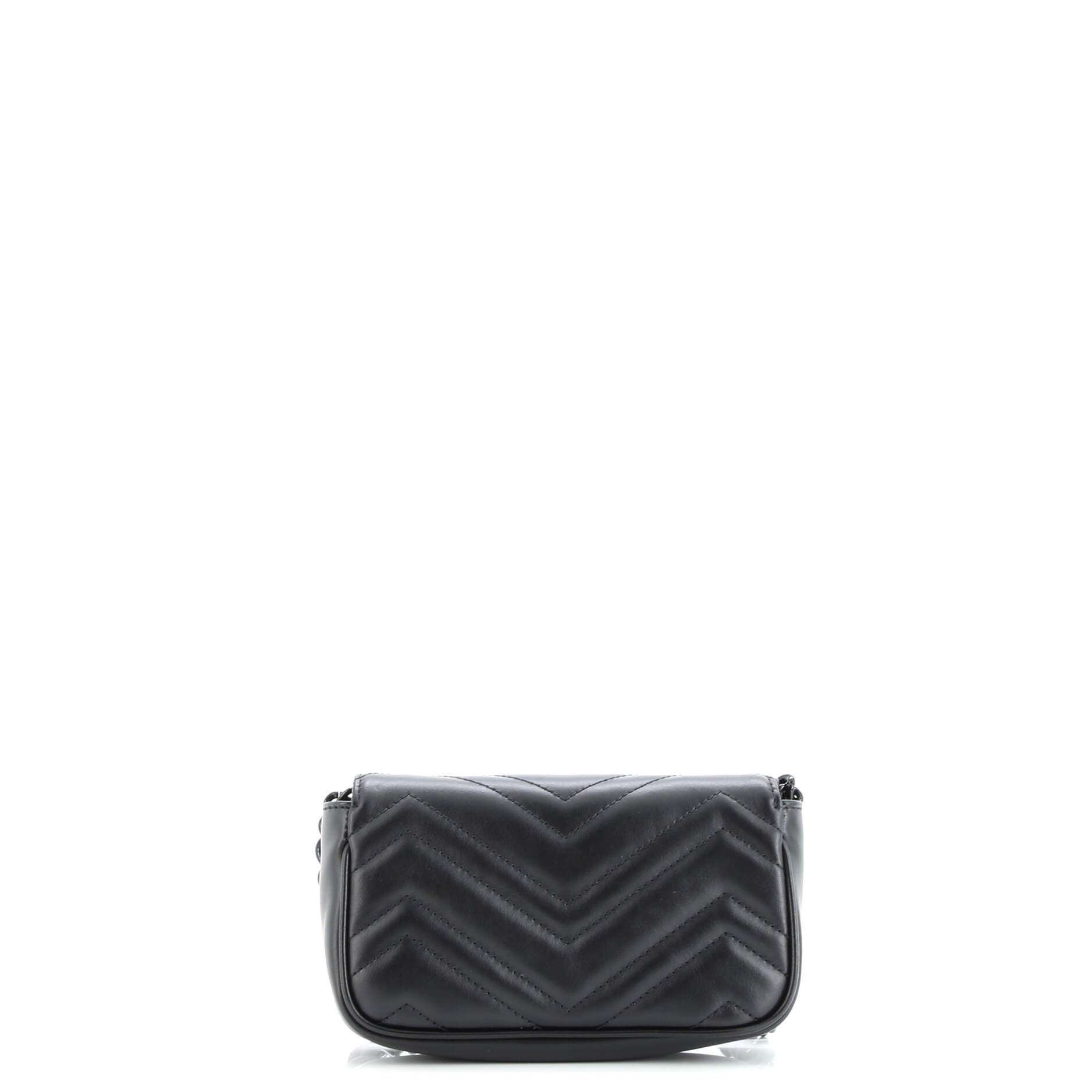 GG Marmont Flap Belt Bag Matelasse Leather