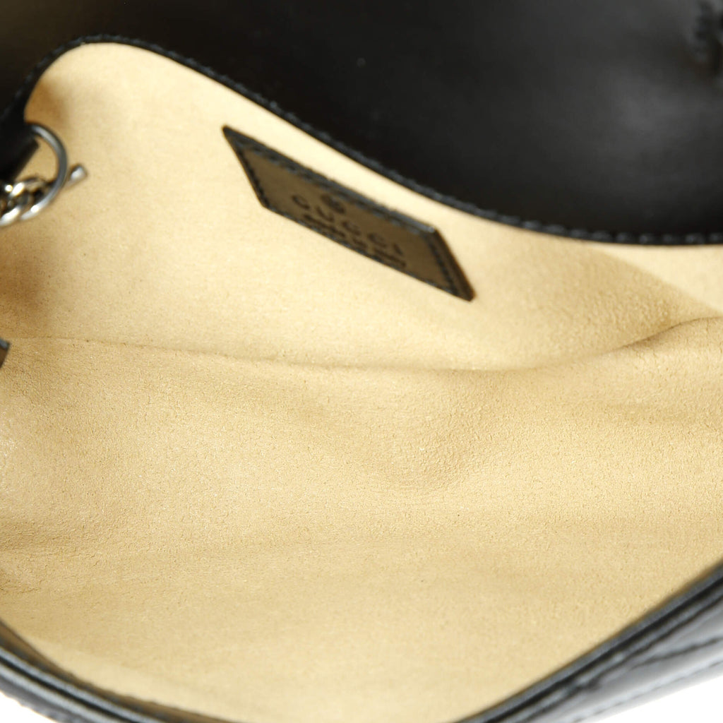 GG Marmont Flap Belt Bag Matelasse Leather