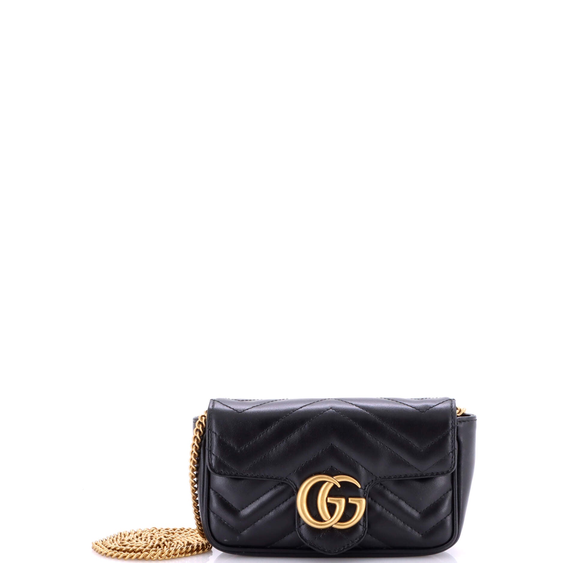 GG Marmont Flap Bag Matelasse Leather Super Mini