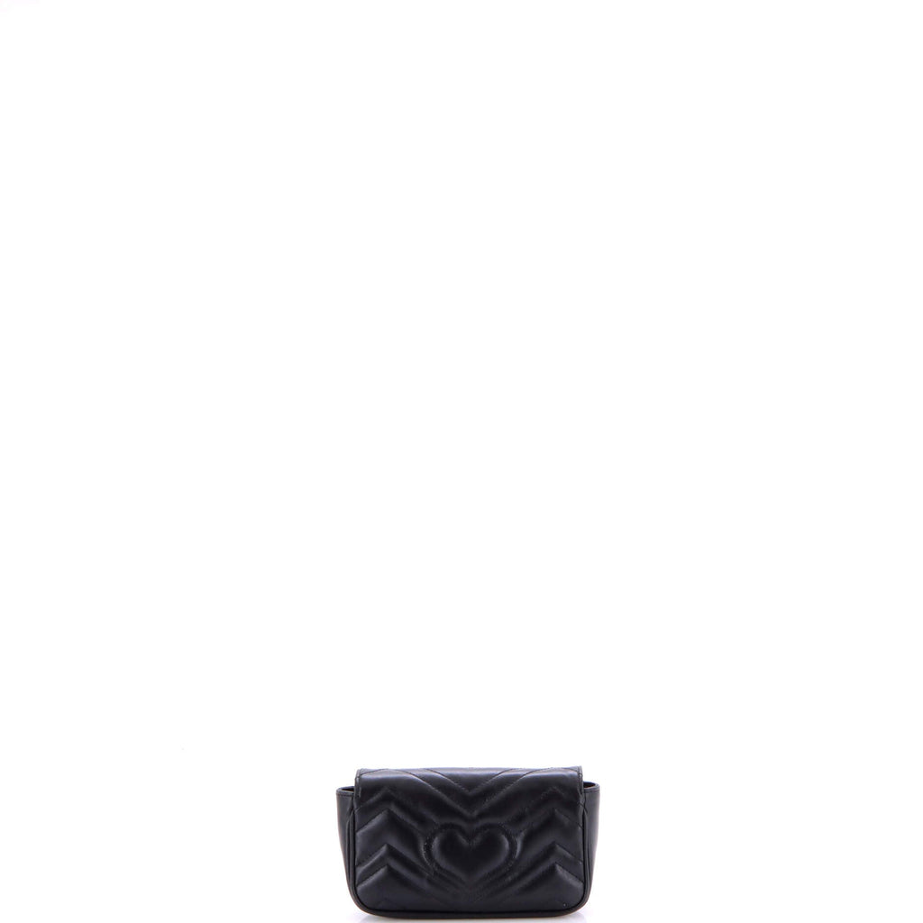 GG Marmont Flap Bag Matelasse Leather Super Mini