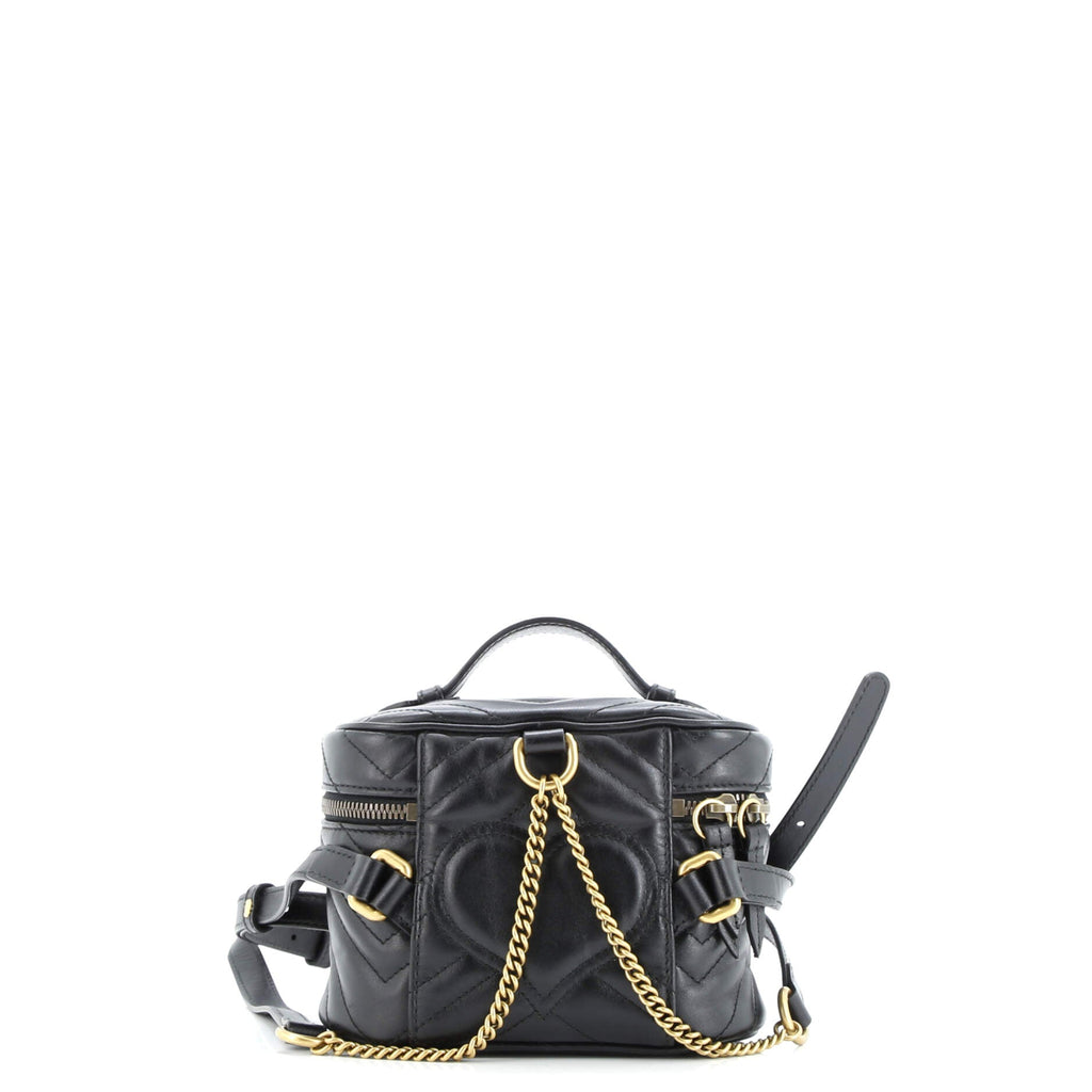 GG Marmont Vanity Backpack Matelasse Leather Mini
