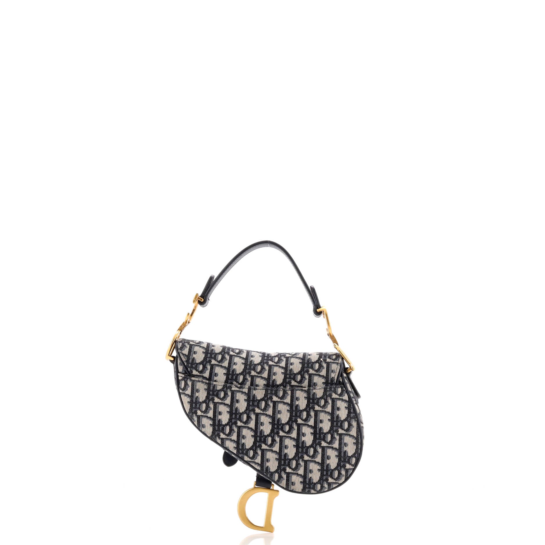Saddle Handbag Oblique Canvas Mini