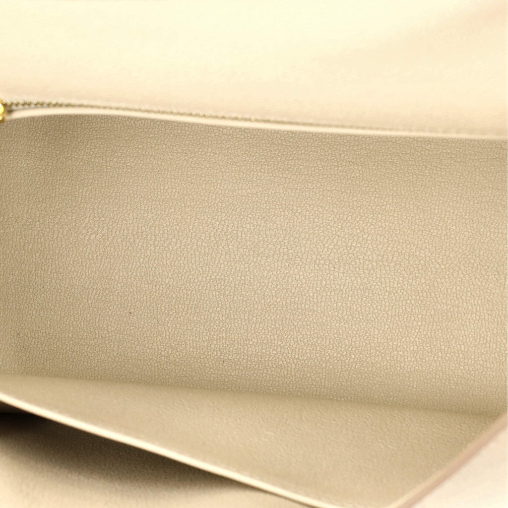 Kelly Handbag Light Epsom with Gold Hardware 25
