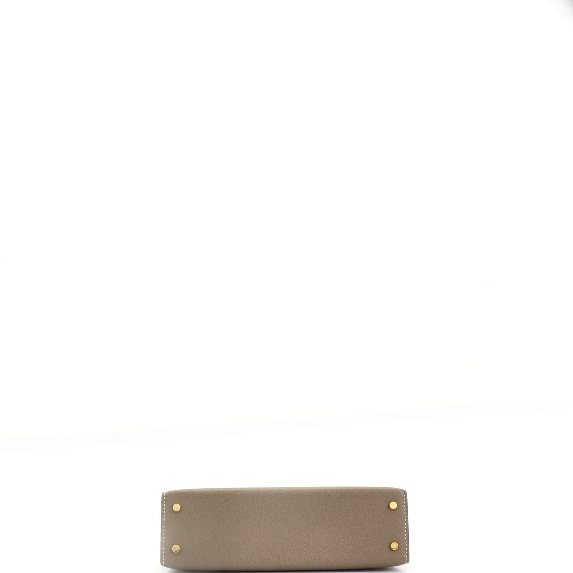 Kelly Mini II Bag Grey Epsom with Gold Hardware 20