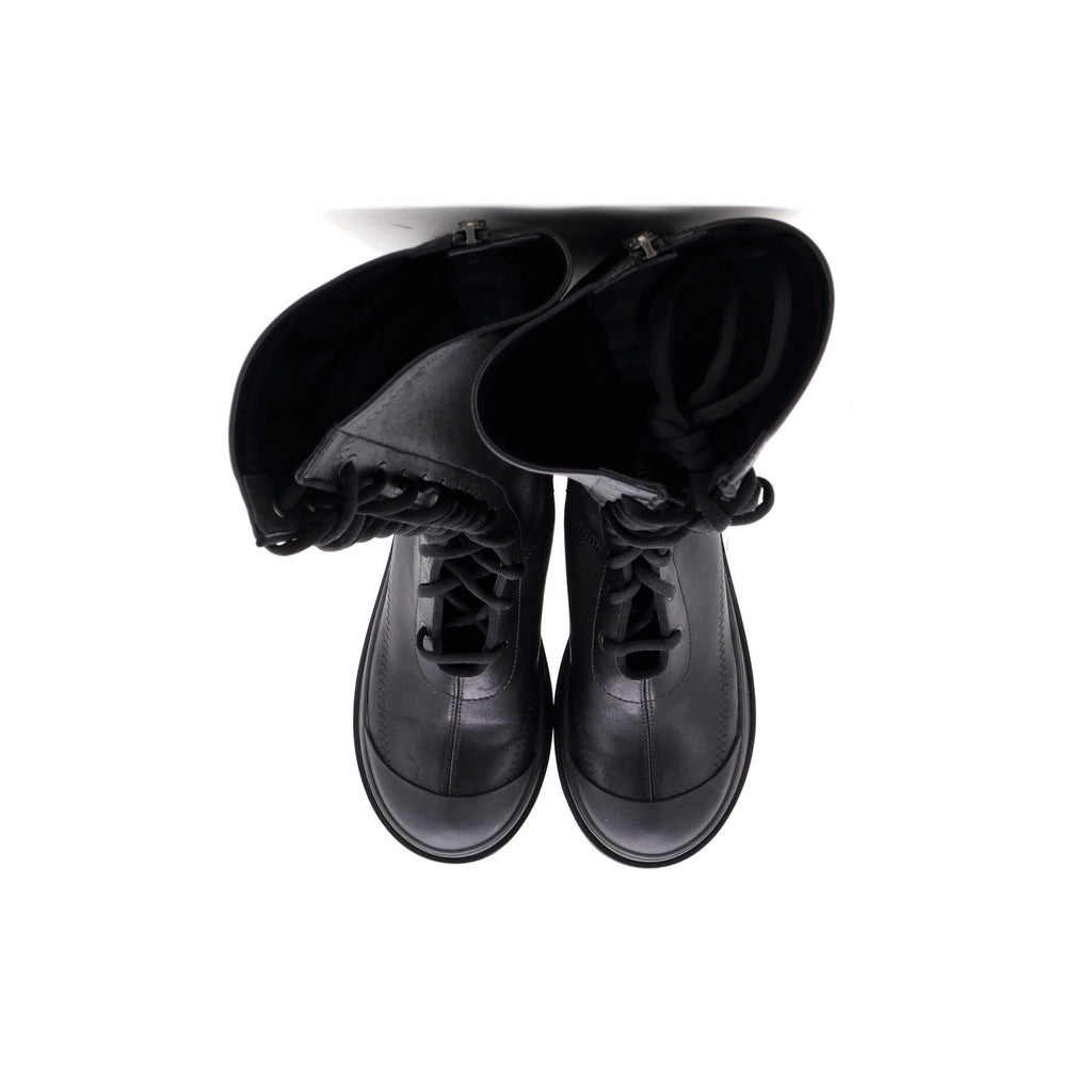 Women's Dior Arcade Knee High Combat Boots Leather