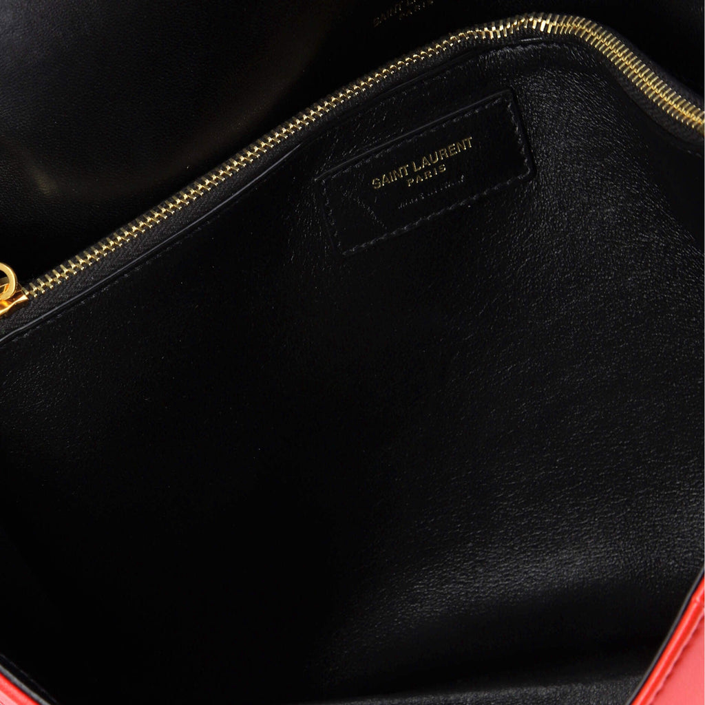 Gaby Envelope Satchel Vertical Quilted Leather