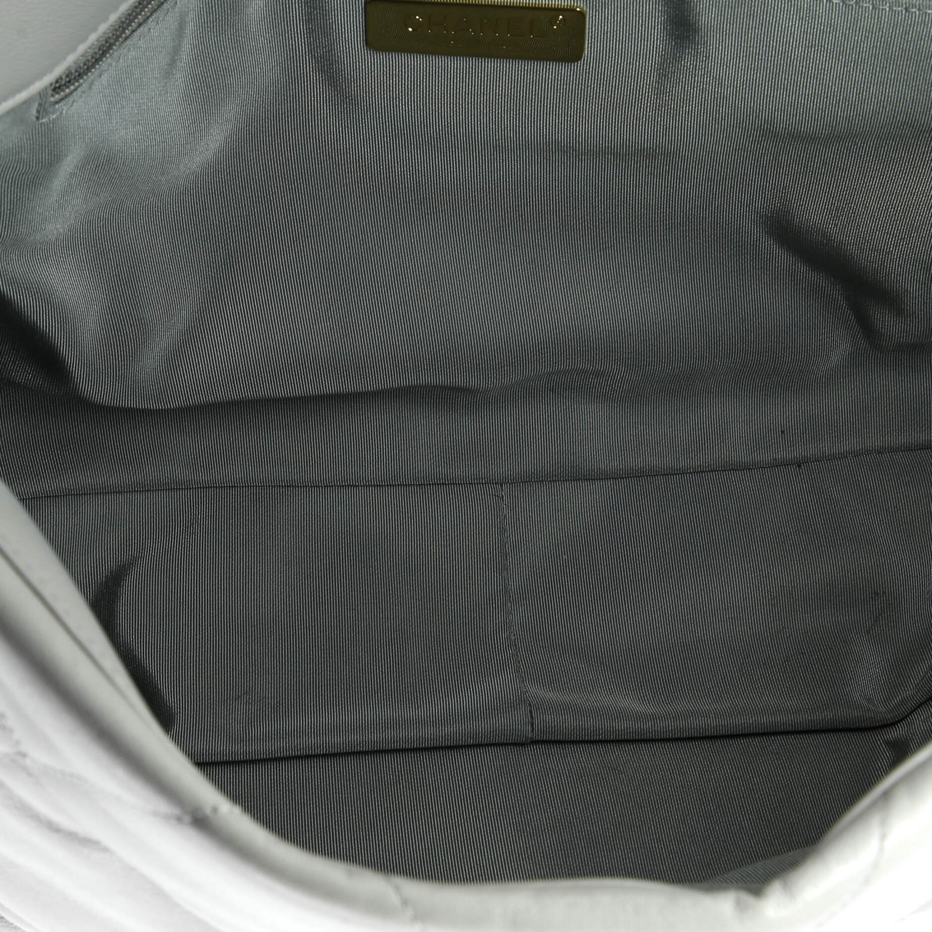 19 Flap Bag Quilted Leather Maxi