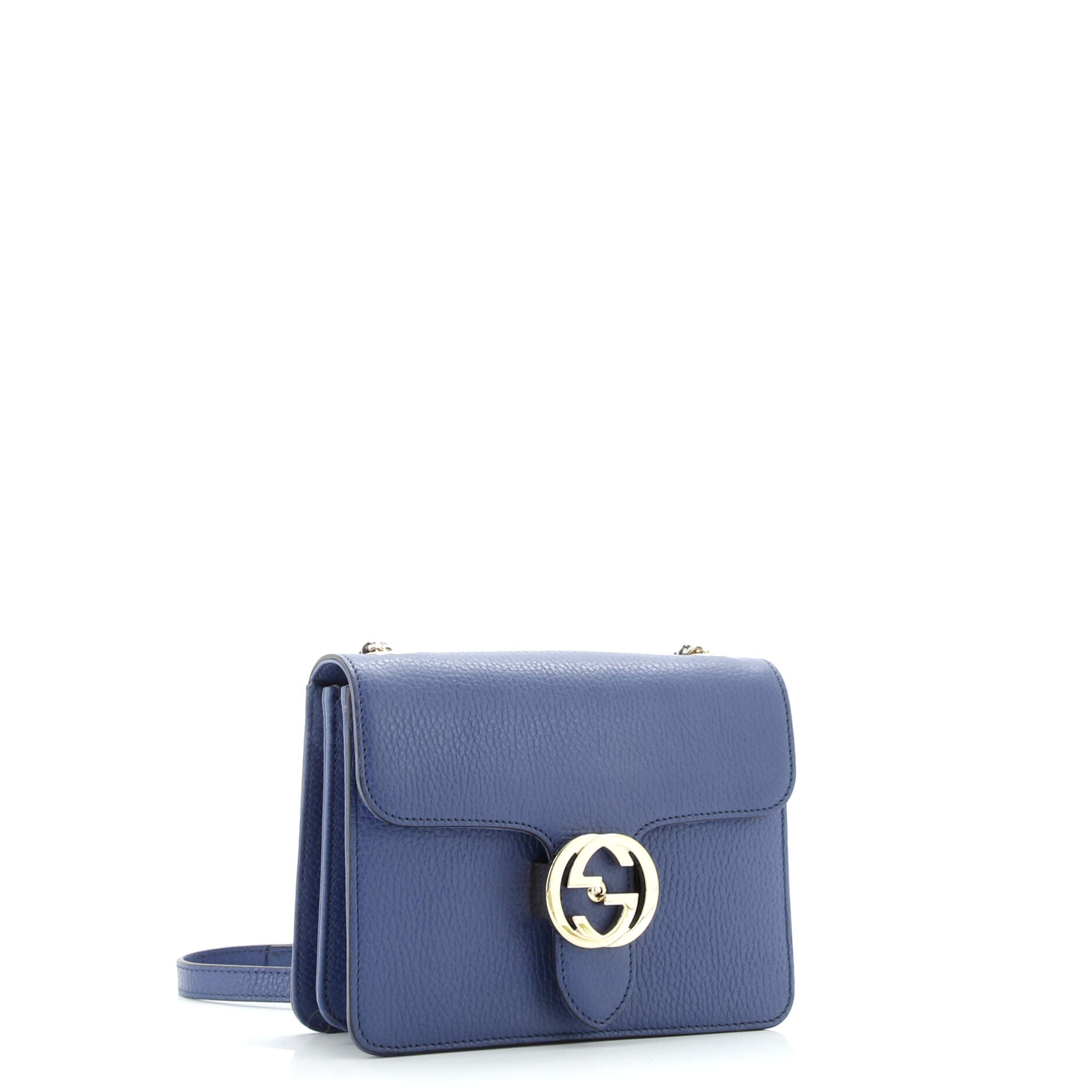 Interlocking Shoulder Bag Leather Small
