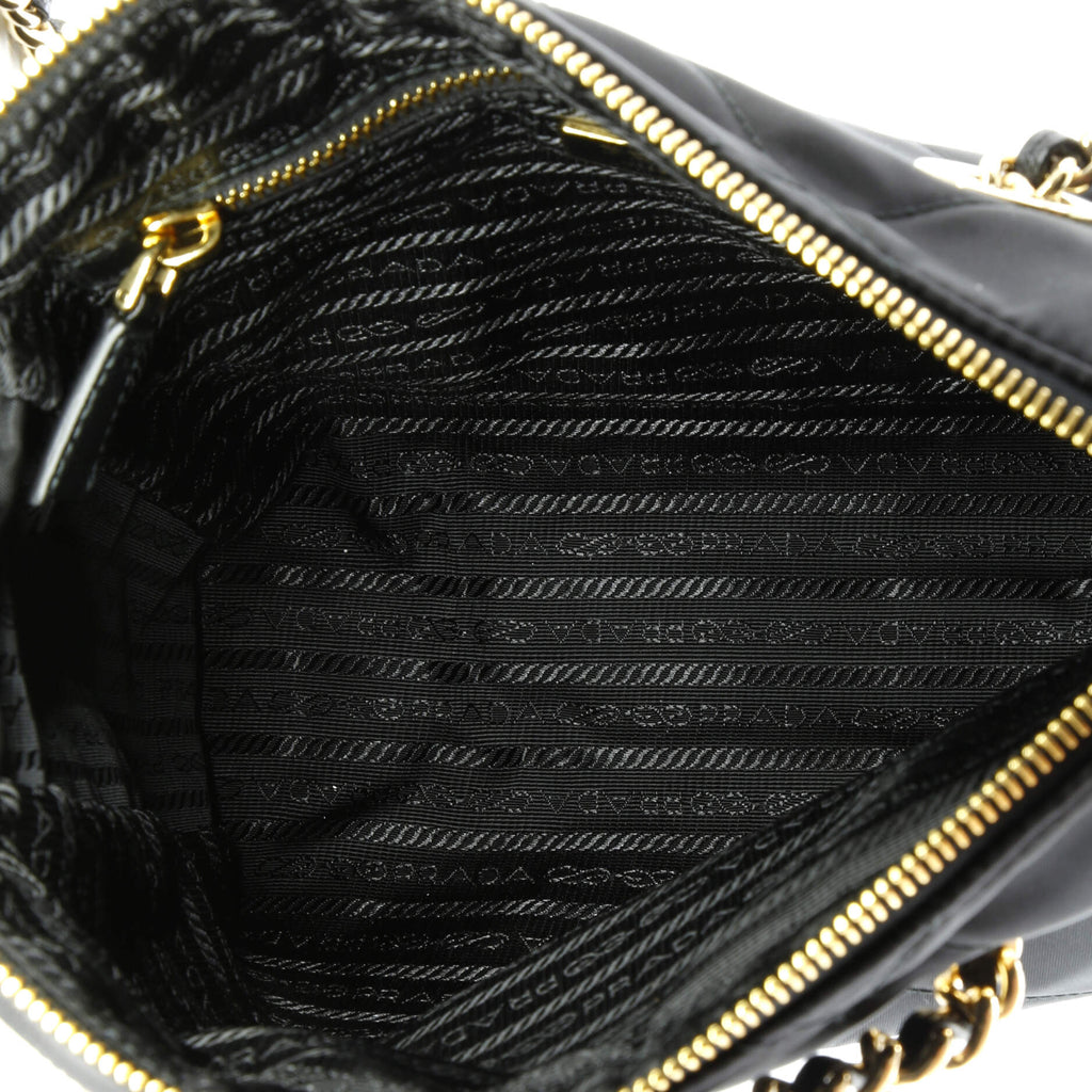 Re-Edition 1995 Chain Tote Quilted Re-Nylon Small