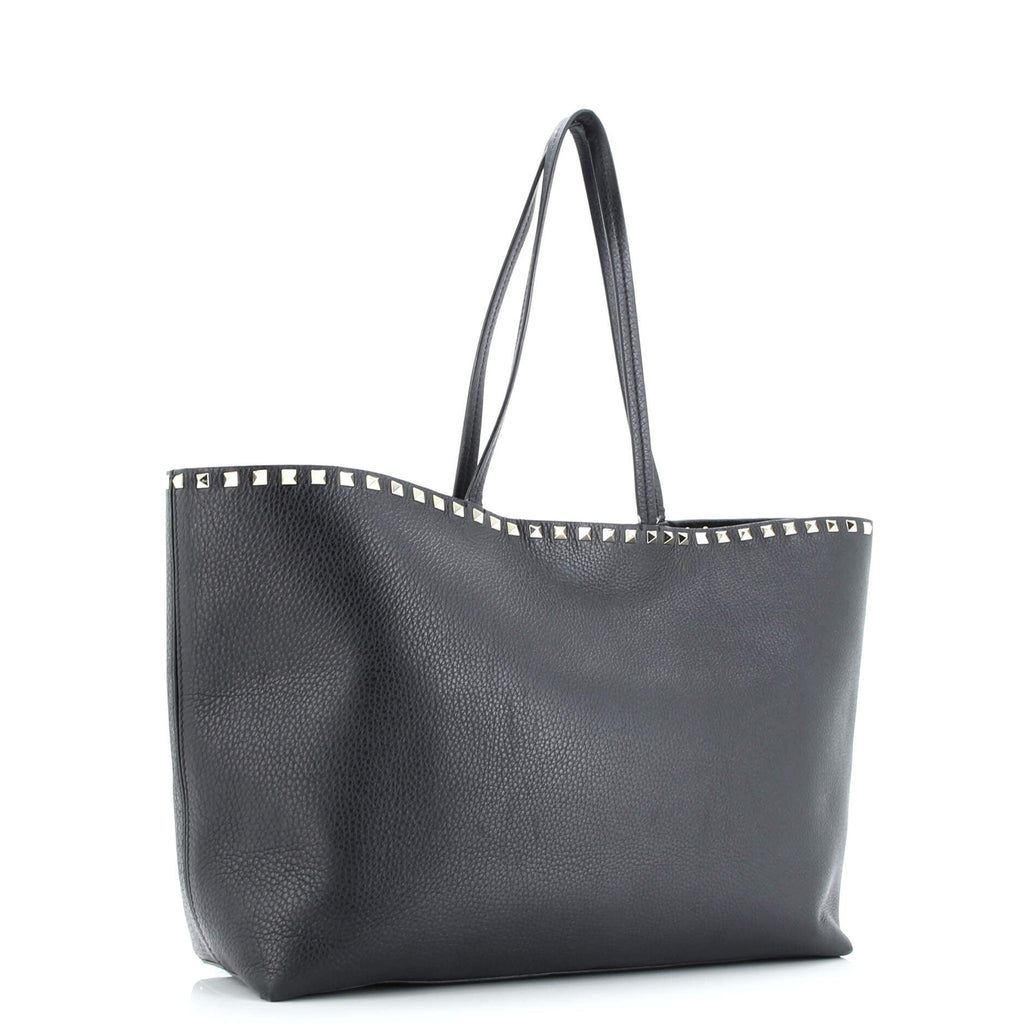 Rockstud Shopper Tote Leather Large