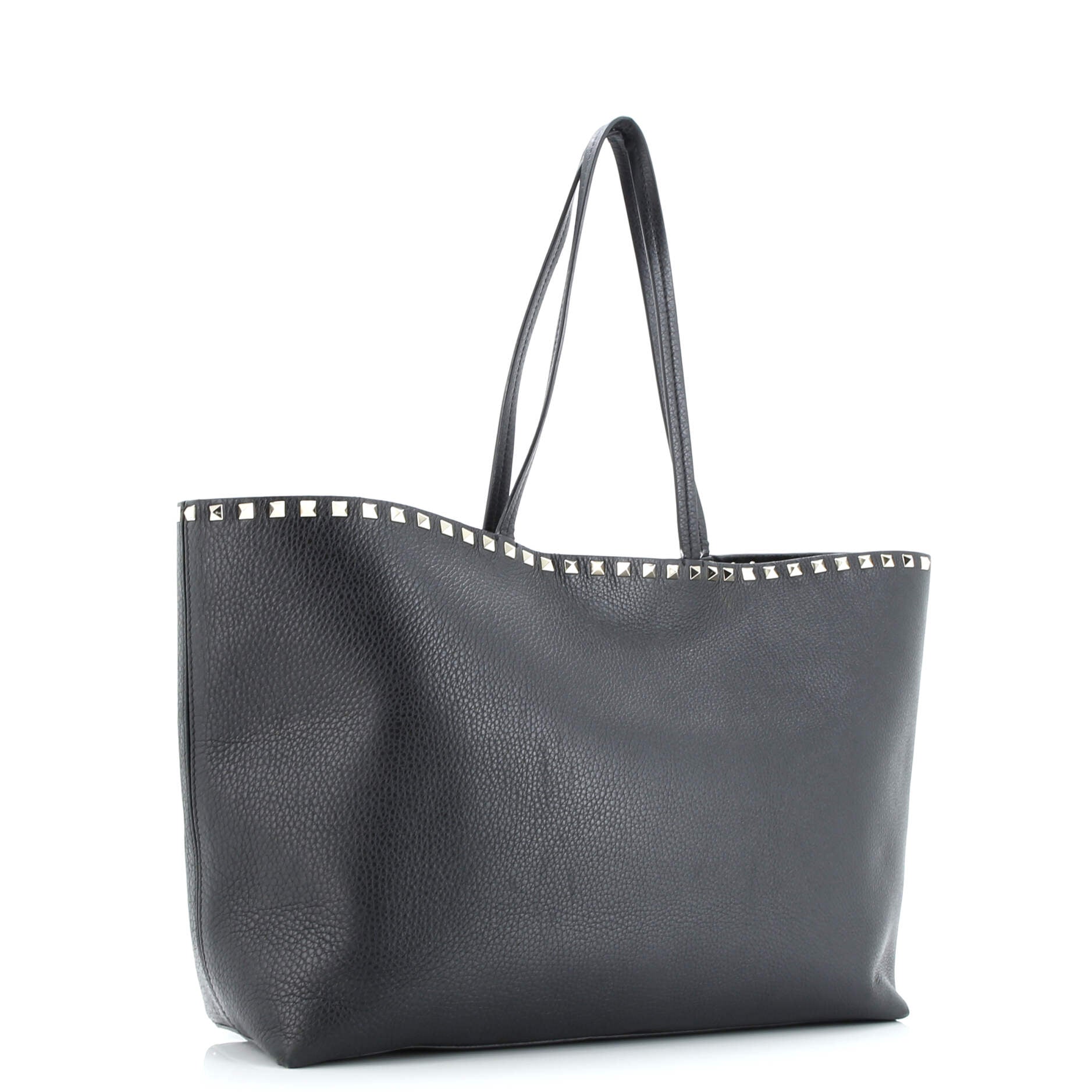 Rockstud Shopper Tote Leather Large